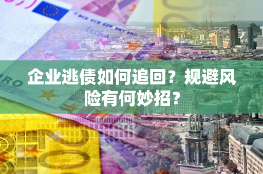武汉企业逃债如何追回？规避风险有何妙招？