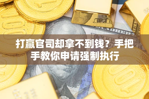 武汉打赢官司却拿不到钱？手把手教你申请强制执行