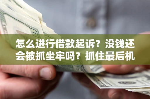 武汉怎么进行借款起诉？没钱还会被抓坐牢吗？抓住最后机会！