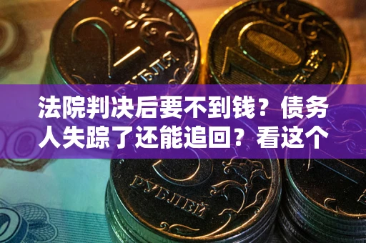 武汉法院判决后要不到钱？债务人失踪了还能追回？看这个方法！