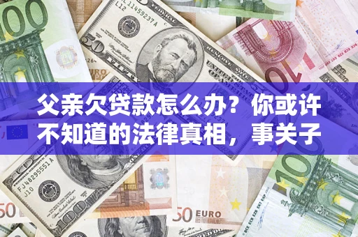 武汉父亲欠贷款怎么办？你或许不知道的法律真相，事关子女未来