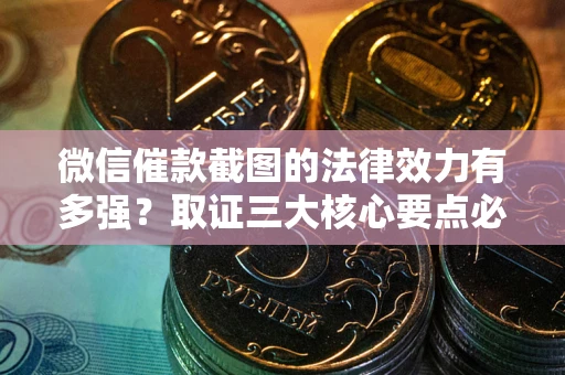 武汉微信催款截图的法律效力有多强？取证三大核心要点必须知道！