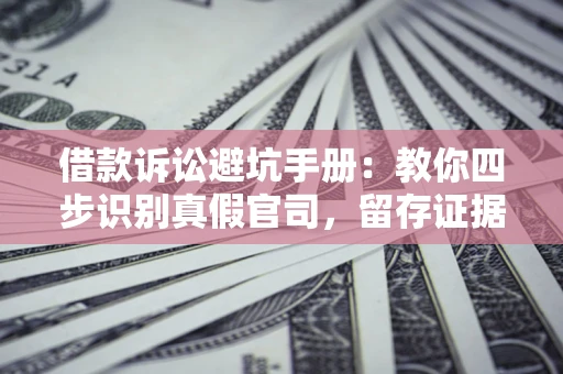 武汉借款诉讼避坑手册：教你四步识别真假官司，留存证据不踩雷