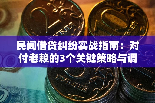 武汉民间借贷纠纷实战指南：对付老赖的3个关键策略与调解盲区解析