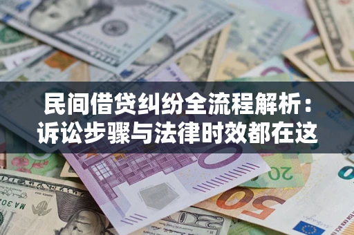 武汉民间借贷纠纷全流程解析：诉讼步骤与法律时效都在这儿了