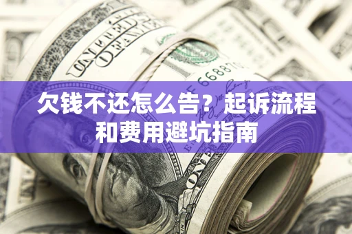 武汉欠钱不还怎么告?起诉流程和费用避坑指南 武汉欠钱不还怎么告?起诉流程和费用避坑指南