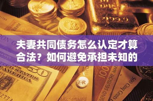 武汉夫妻共同债务怎么认定才算合法？如何避免承担未知的债务风险？