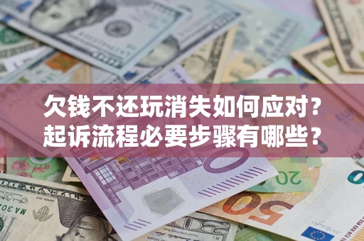 武汉欠钱不还玩消失如何应对？起诉流程必要步骤有哪些？